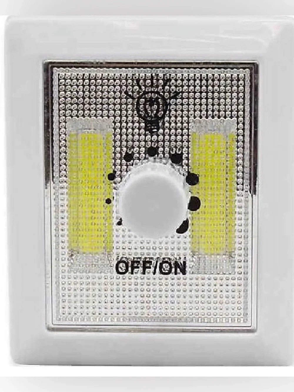 Portable Cordless White LED Night Light with On/Off Button